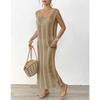 Women's Sexy Cut Out Tank Top Beach Bikini Smock Loose Long Dress