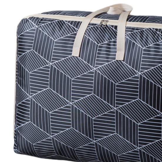 2Pcs Storage Bag Large Capacity Moving Bag Waterproof Quilts Clothes Storage Bags with Strong Zips