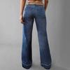 Spring and Autumn New Women's Retro High Waist Straight Loose Slimming Versatile Washed Jeans
