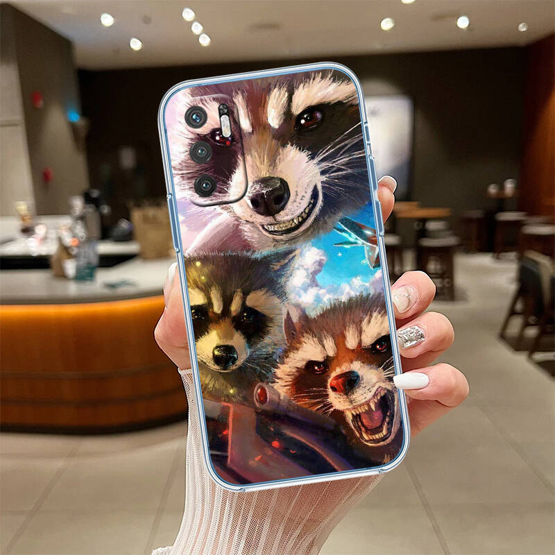 Rocket Raccoon Phone Case for Motorola Edge 20 30 S30 40 50 Fusion Lite Plus Pro Ultra Neo One Action Zoom Hyper Power Macro Vision