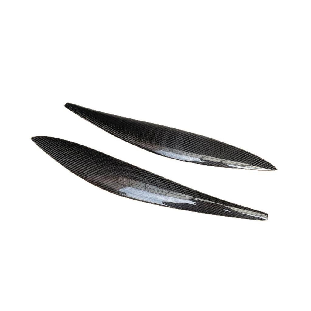 Mercedes CLA W117 Carbon Fiber Headlight Eyebrow Stickers - Modified Car Eyelid Kit
