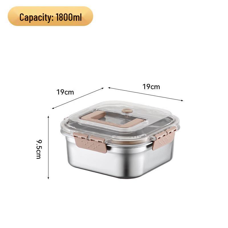 

ZISIZ 1800 мл Портативный холодильник для хранения ланч-бокс