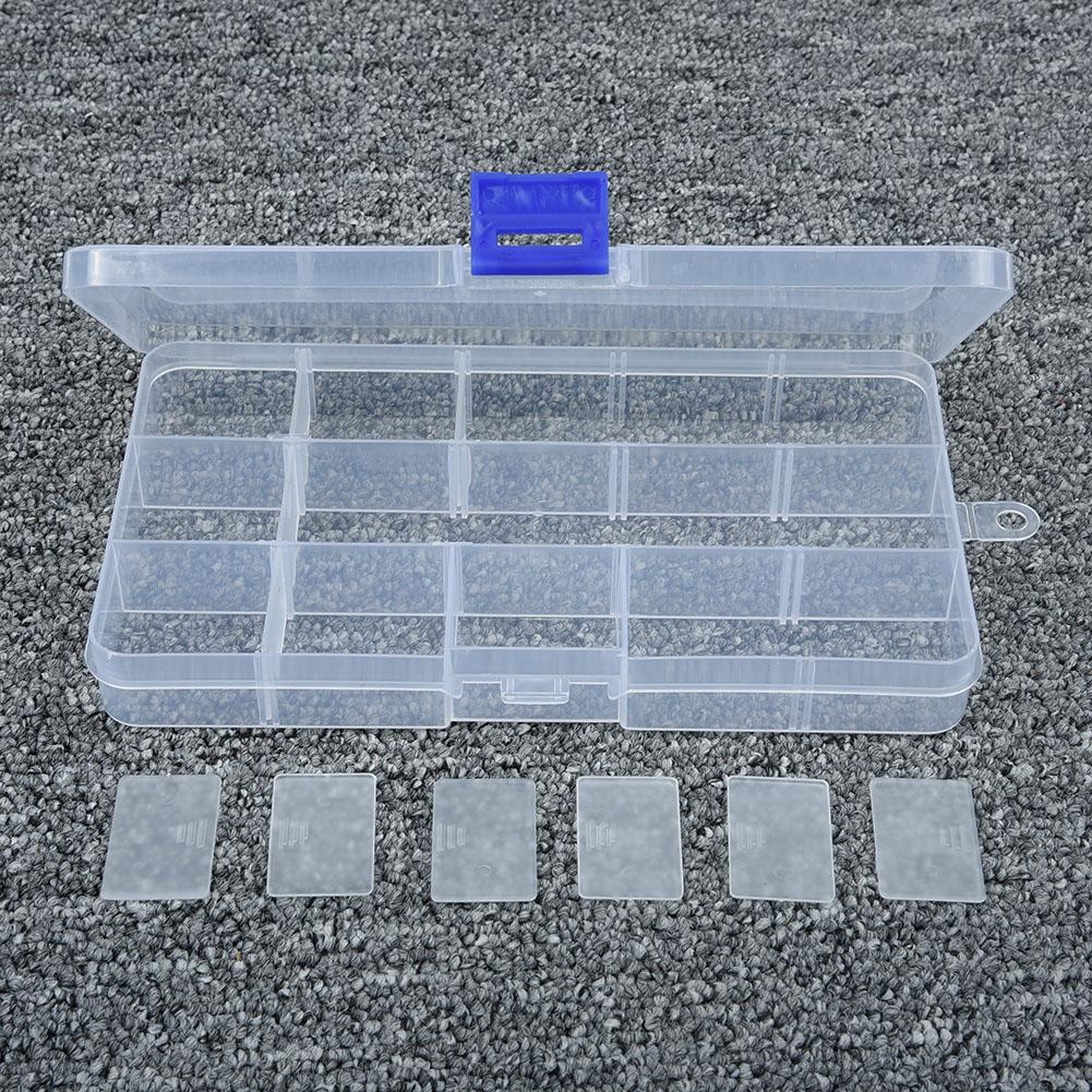 Storage Box Organizeis Case Plastic Portable Storing 10/15/24/36 Compartment Container Jewelry Multi Functional Organizer