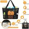 1pc Oversized Mesh Beach Wash Bag, Large Capacity Storage Bag, Foldable Mesh Beach Tote Bag, Beach