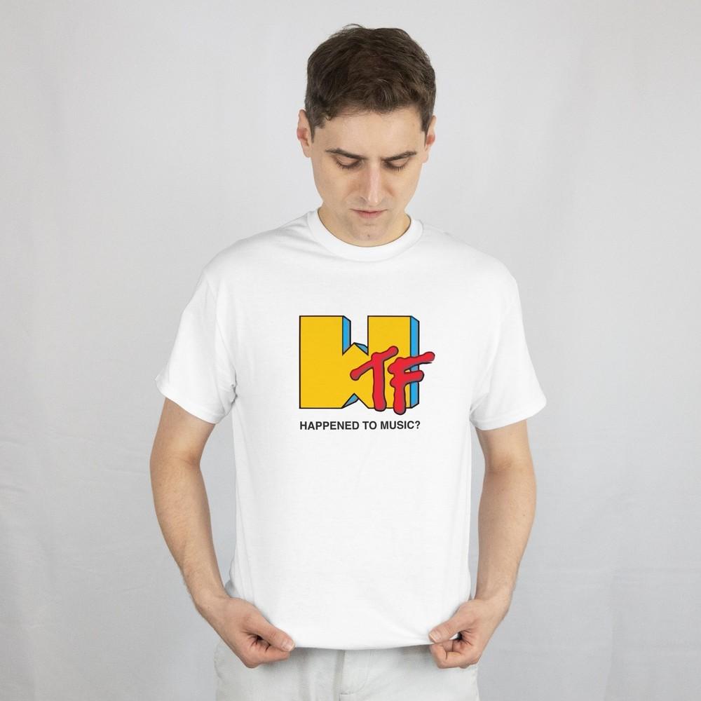 

MTV WTF Happened To Music Tshirt Funny Parody Tee 113 M