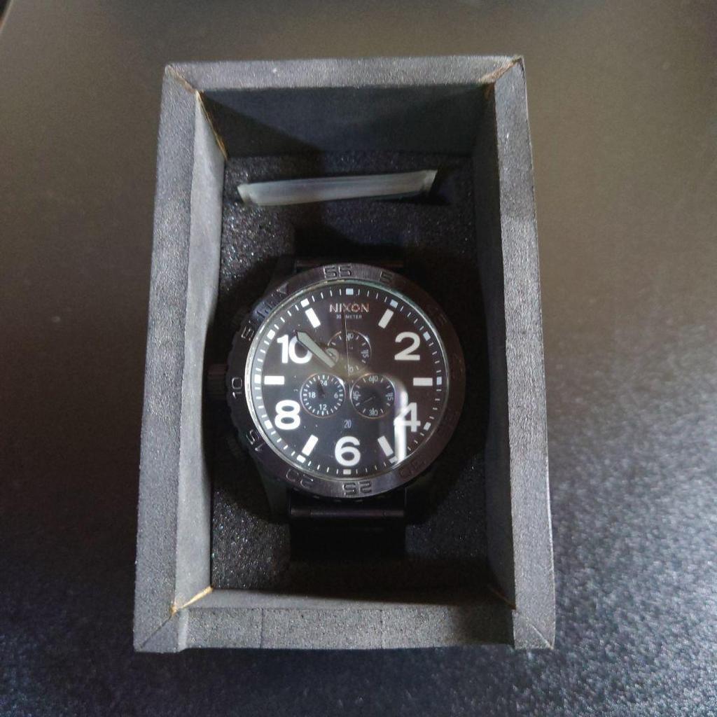 Used NIXON 51-30 CHRONO black watch