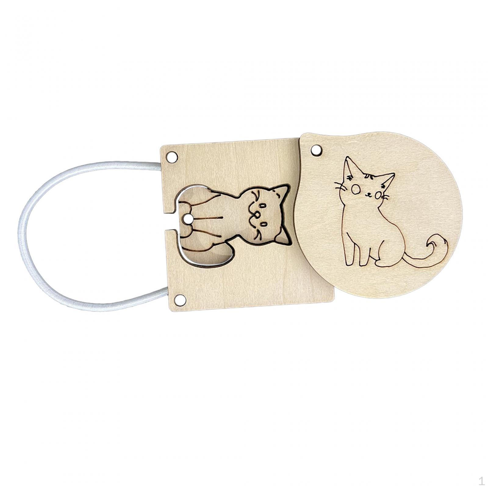 Montessori Busy Board Cat Matching Motor Skill DIY Accessories Development Hands on Ability Early