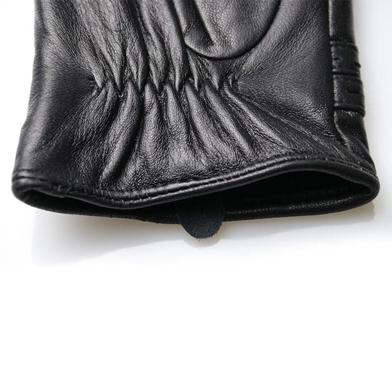 Womens Winter Leather Gloves Warm Fleece Lined Sheepskin Touchscreen Driving Work