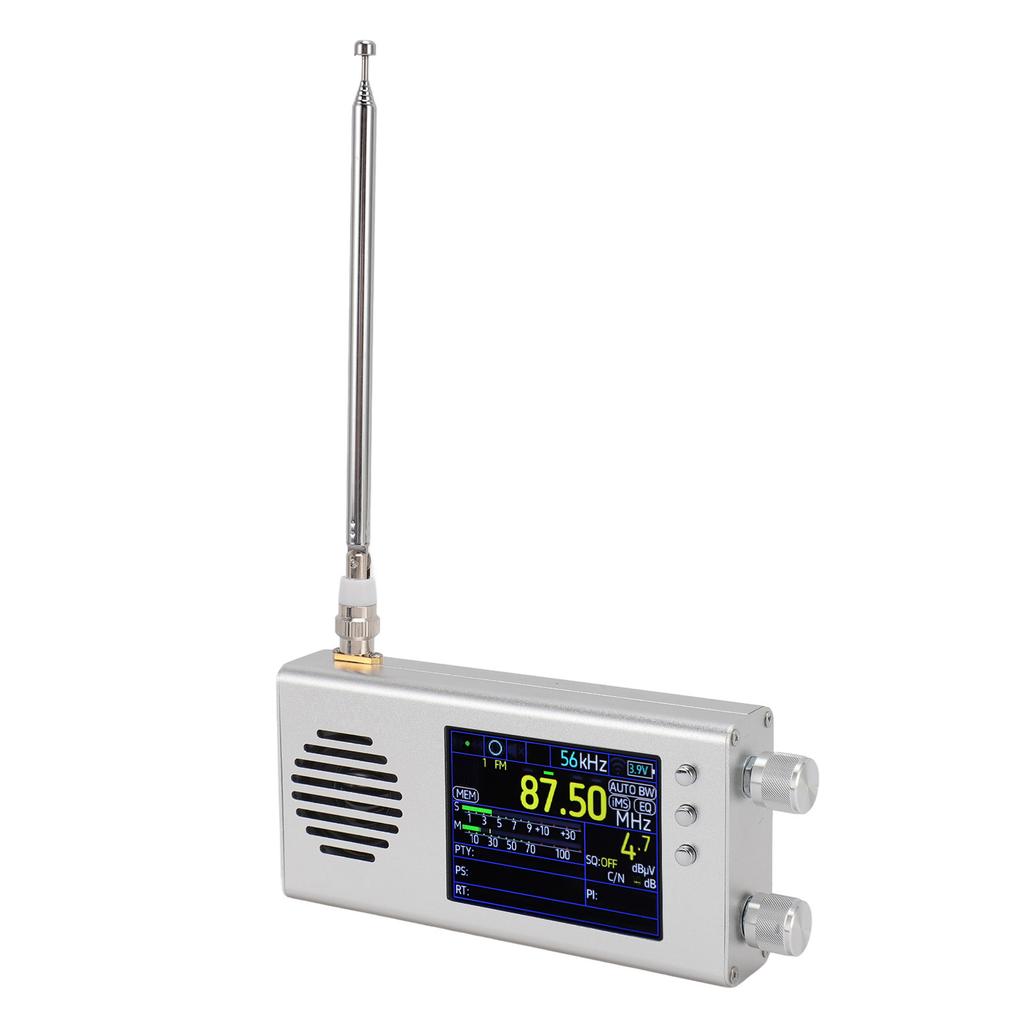 Portable SSB Shortwave Radio Receiver 3.2 Inch LCD Display Dual Stereo Speakers 5000MAH Battery AM FM SW CB VHF UHF     LW MW Full Band Radio Recei