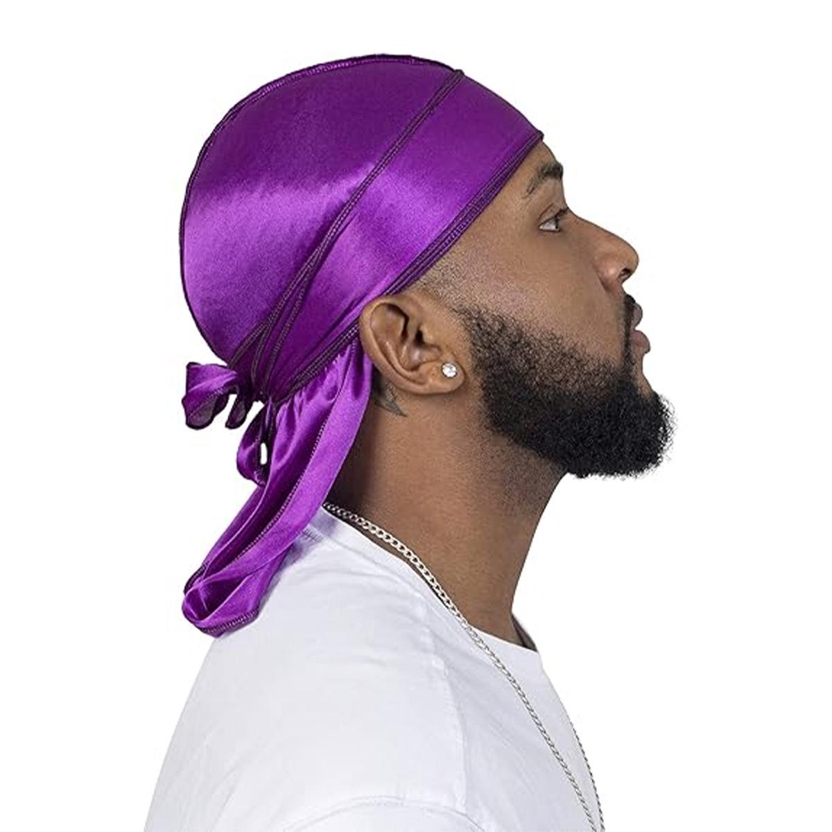 Férfi Határon Túli Durag: Utcatánc Hosszú Farkú Kalóz Kalap Fejkendő Bandana One Size lila