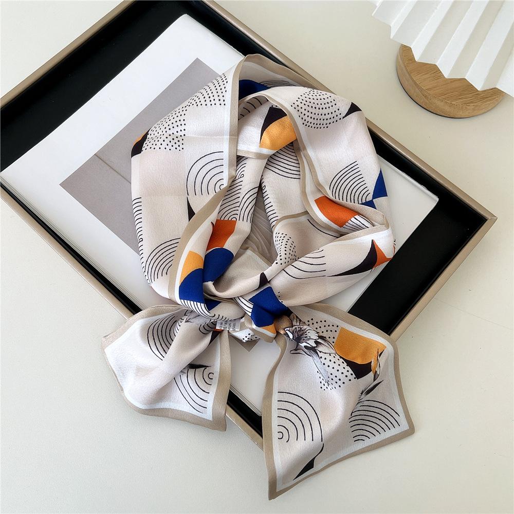 Pingjiao New Style Spring And Autumn Professional Decoration Versatile Small Silk Scarf Women'S Scarf Narrow Long Hair Strap Tie Bag Belt