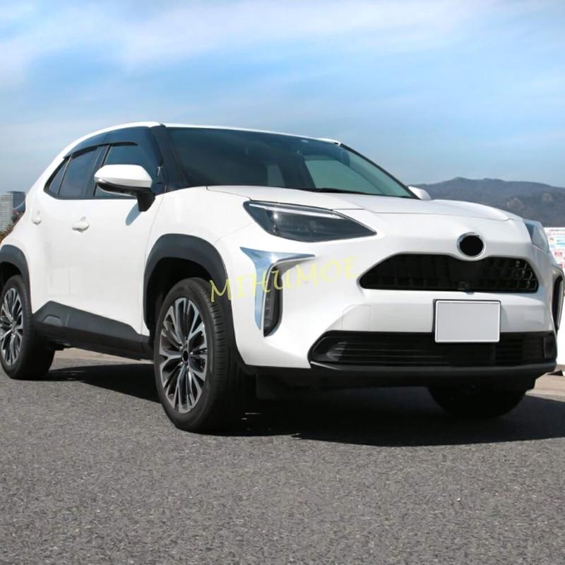 För Toyota Yaris Cross    2024 2025 Främre Bumper Dimljus Lampor Dekorationslister Skydd Bil Exteriör Tillbehör Krom