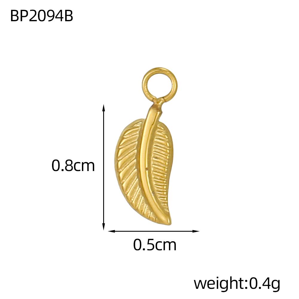 CARLIDANA Wasserdichte Edelstahl Goldfarbe Blatt Sonnenblume Rose Blume Anhänger Charms DIY Für Schmuckherstellung Zubehör