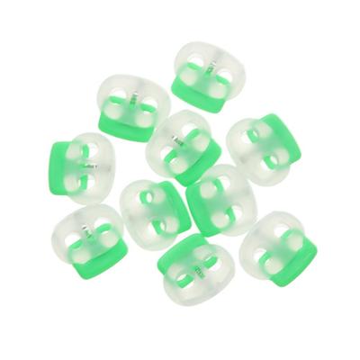 10 Stück Kleidungszubehör Schnalle Klemme Lanyard Teile Nähzubehör Federverschluss Kordelstopper Knöpfe Knebelclips