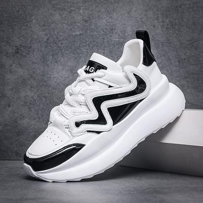 Spring New Men's Shoes Jogging Shoes Platform Bread Shoes Breathable Sports Style Casual Shoes Wenzhou Factory Direct Sales