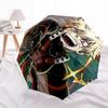 1pc My Hero Academia Bakugo Katsuki Outdoor Umbrella - Automatic Opening/Closing, Portable 3-Fold Design, 8-Rib Iron Frame, Perfect Gift for Fans, Tra