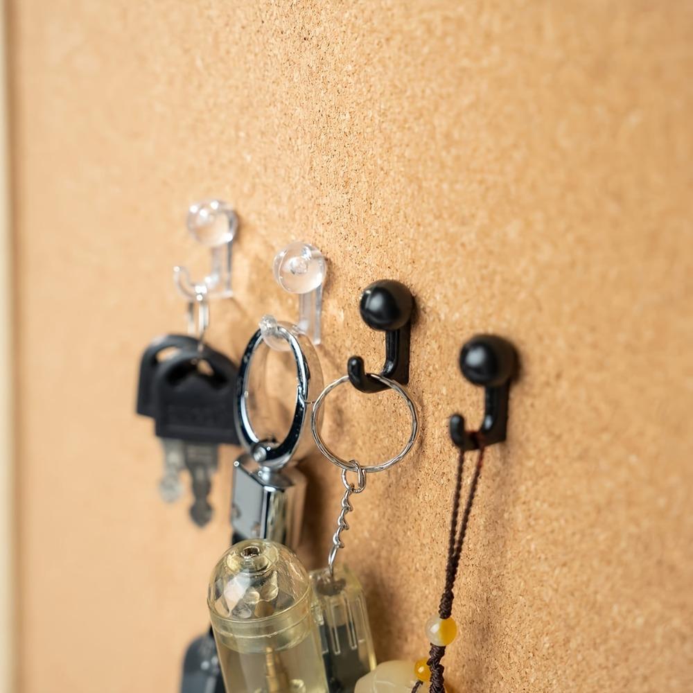 20pcs Decorative Push Pin Hooks for Cork Boards - for Keys, Beads, and Home Office Organization, School Supplies