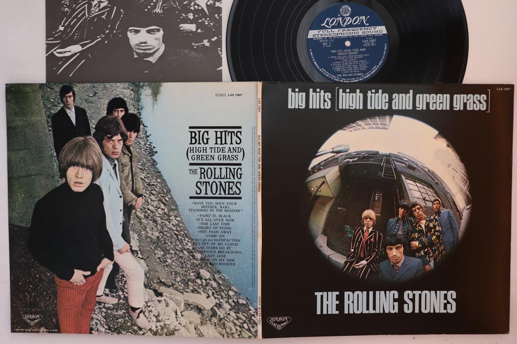 LP-Schallplatte ROLLING STONES - Große Hits (Flut und grünes Gras LAX1007 LONDON 1976 Japan Rock verwendet