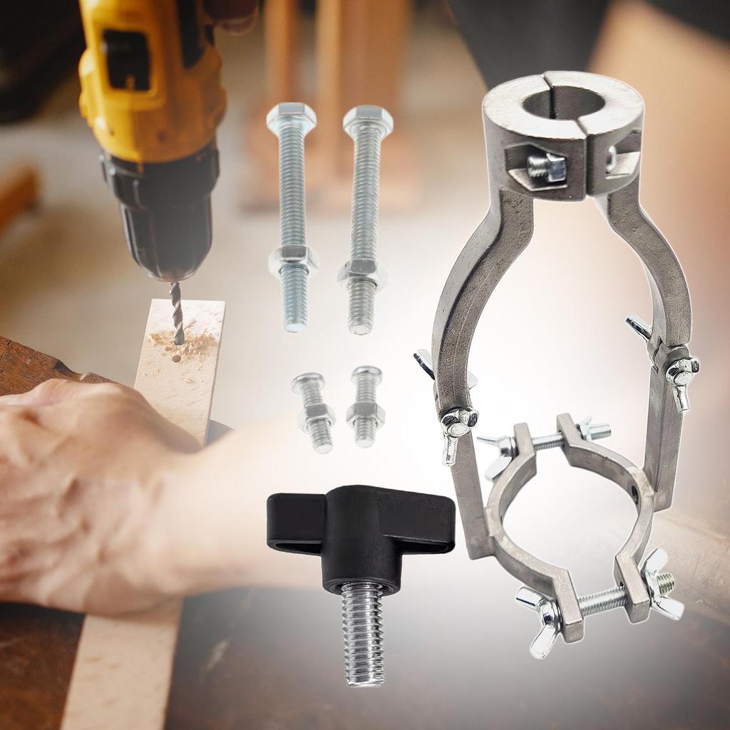 Square Hole Drill Adapter, Mounting Bracket, Quick to Install or Disassemble,
