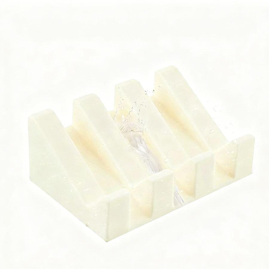 A soap box, silicone drain pan, bathroom storage rack, silicone soap holder