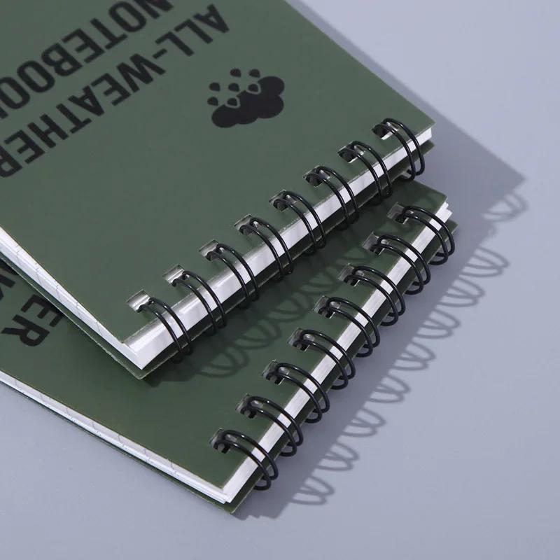 1 Piece Simplicity Waterproof Notebook Mini Portable Outdoor Record Notepad for Worker Small Coin Book Office Supplies