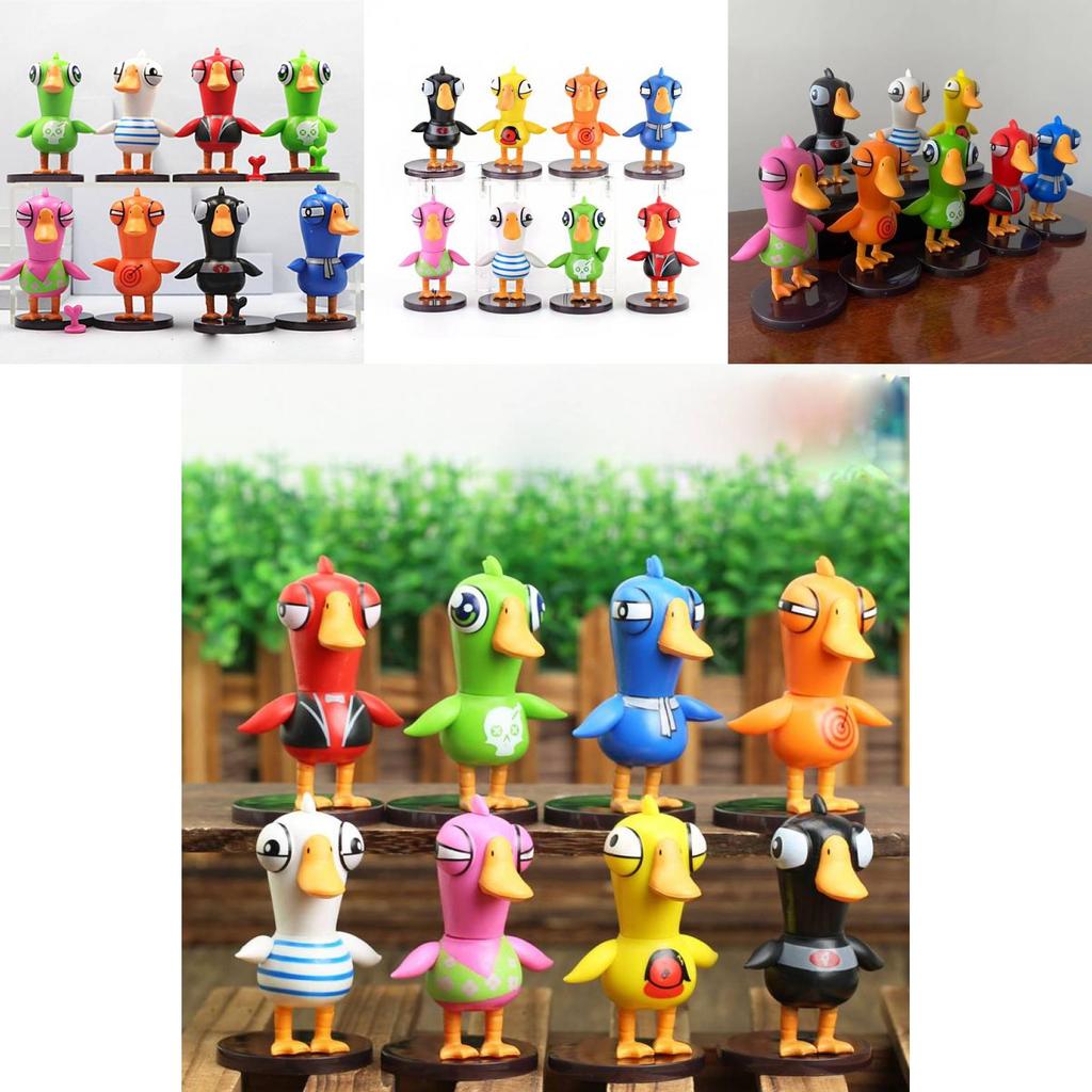Cute And Colorful Pvc Goose And Duck Action Figure Perfect For Anime Collectors And Gift Ideas