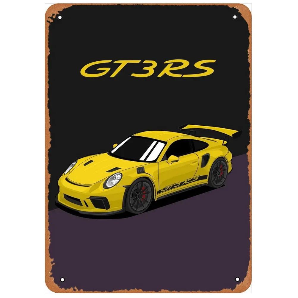 Grand Prix Automobile DeNice Metal Tin Signs Vintage Wall Art Racing Car Posters for Garage Man Cave Cafe Bars Pubs Decoration