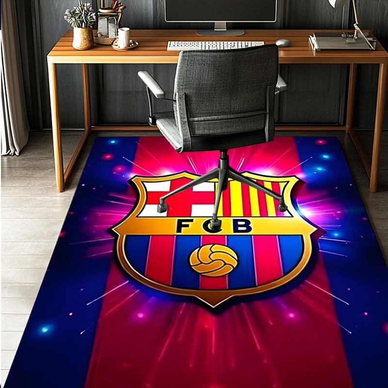 football club FC Pattern Rug, Indoor/Outdoor Mat, for Picnic, Gameroom, Bedroom, Office, Living Room, Home Decor Carpet, Birthday Gift