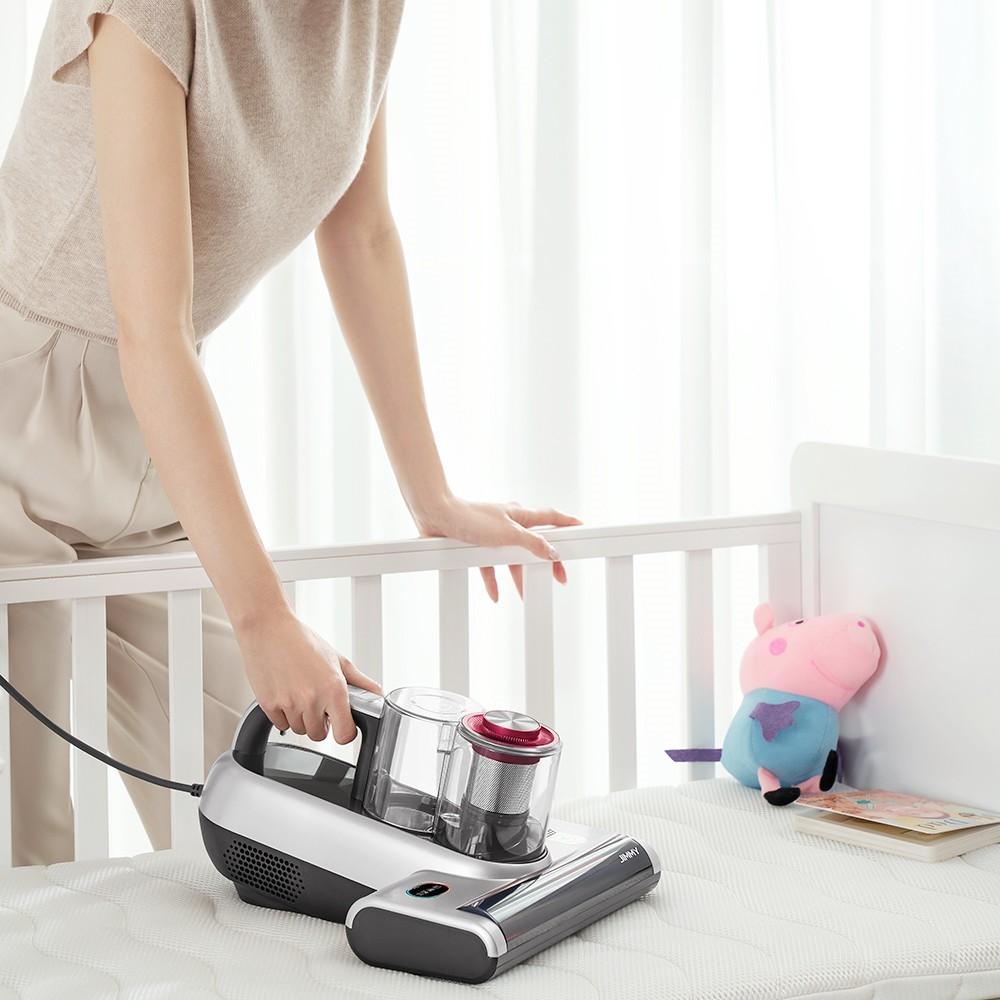 JIMMY BX6 Pro Double Cup Anti-mite Vacuum Cleaner, 245mm Suction Inlet, 0.5L Dust Cup Capacity, Smart Dust Sensor