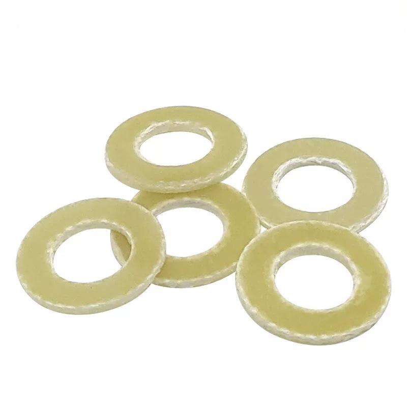 Yellow Bakelite Insulating Gasket Washer (3mm, 4mm, 5mm, 6mm)