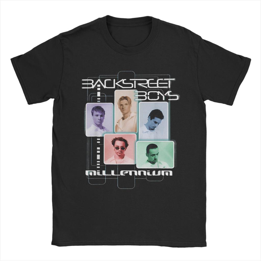 Backstreet Boys Back Millennium Tričko Pánske Dámske 100% Bavlna Úžasné Tričko Okrúhly Výstrih Tričká Krátky Rukáv Oblečenie Plus Veľkosť
