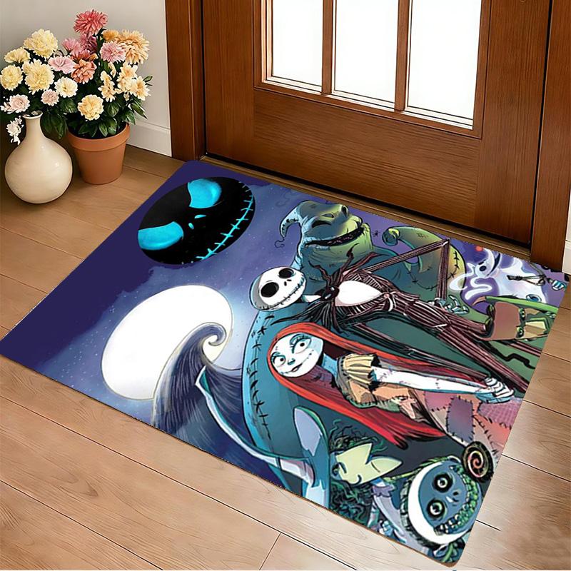 Nightmare Before Christmas Living Room Non-Slip Area Rug Soft Carpet for Bedroom Game Playroom Sofa Office Home Decor Doormat Christmas Gift C9211613