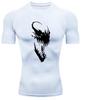 Venom Pattern 2026 Men's Sports T-Shirt Training Fitness Exercise T-Shirt Anti-Wear Clothing Sports Men's