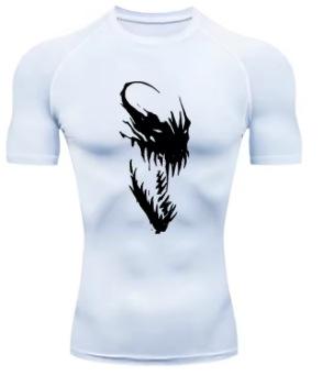 Venom Pattern 2026 Men's Sports T-Shirt Training Fitness Exercise T-Shirt Anti-Wear Clothing Sports Men's