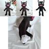 Adorable Black Cartoon Cat Plush Toy Stuffed Doll Perfect For Halloween Decorations