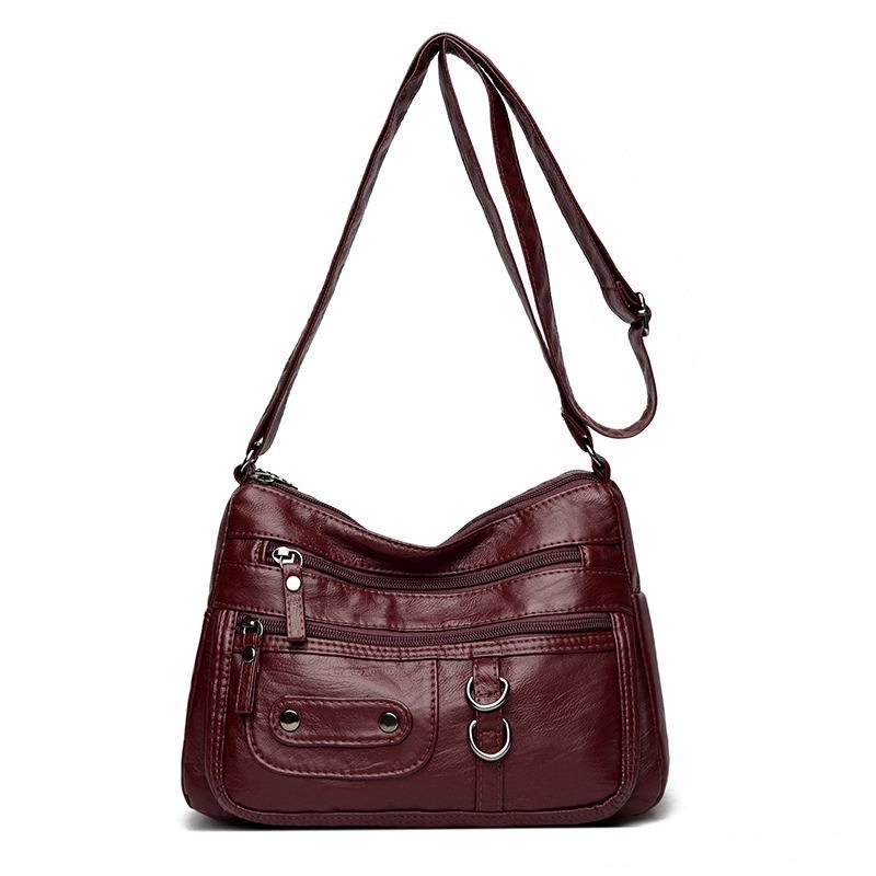 Stilvolle Damenhandtasche Umhängetasche Schultertasche Damen Mittelalterliche Muttertasche Mehrfachtasche Lässige Umhängetasche Damenhandtasche