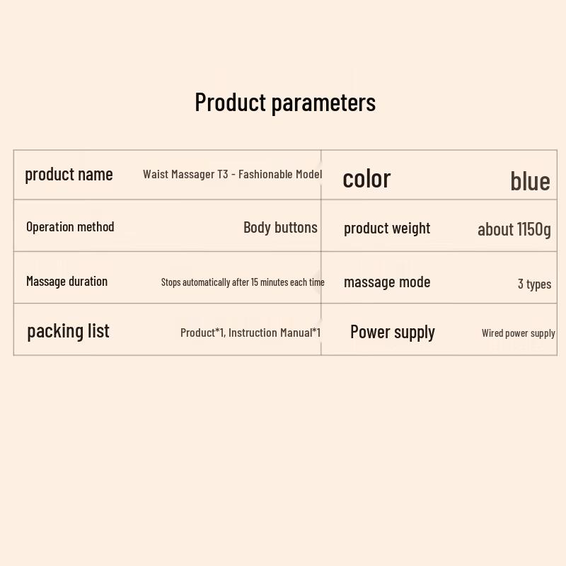 SKG T3 Waist and Back Massager Cushion