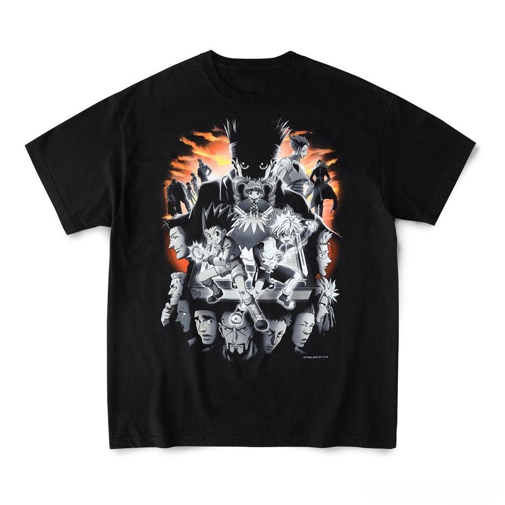 HUNTERHUNTER Anime Graphic TShirt 100Cotton Oversized Shirt unisex Y2k 2026 Unisex Short Sleeve ONeck Selling Popular Fashion
