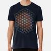 Pinwheel [vibrant Double Flower] Flower Of Life Sacred Geometry S-5XL T-Shirt