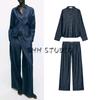 Spring New Women's Clothing High Waist Wide Leg Jogging Jeans 4083023 Loose Denim Shirt 4083024