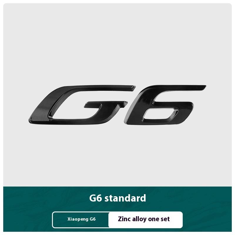 Vhodné pro Xpeng G6 Xiaopeng G6 2023 2024 2025 Zčernalé logo Zadní logo Přední a zadní logo Modifikované příslušenství
