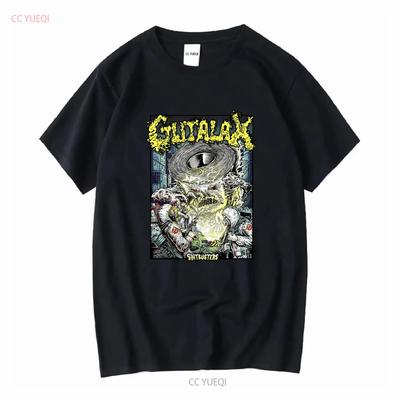 Gutalax Shitbusters Concert Tour 2024 Zwart Alle Maten T-shirt TT162 vintage Gewassen Veelzijdig streetwear homme