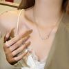 Autumn and winter versatile collarbone chain star necklace female niche design collarbone simple cold accessories simple necklace