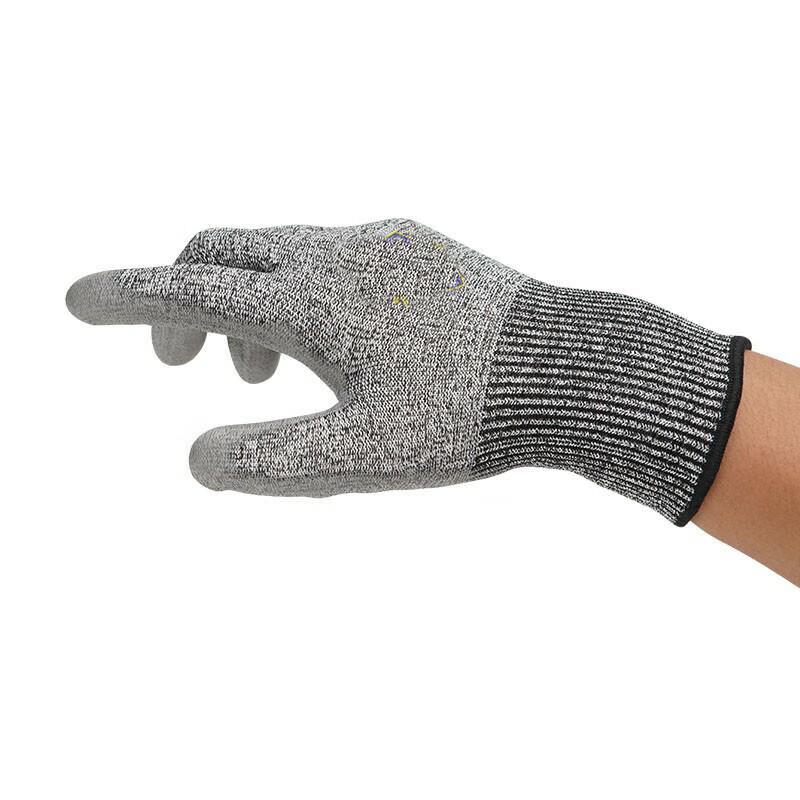 Soft Armor PU Coated Industrial Safety Gloves