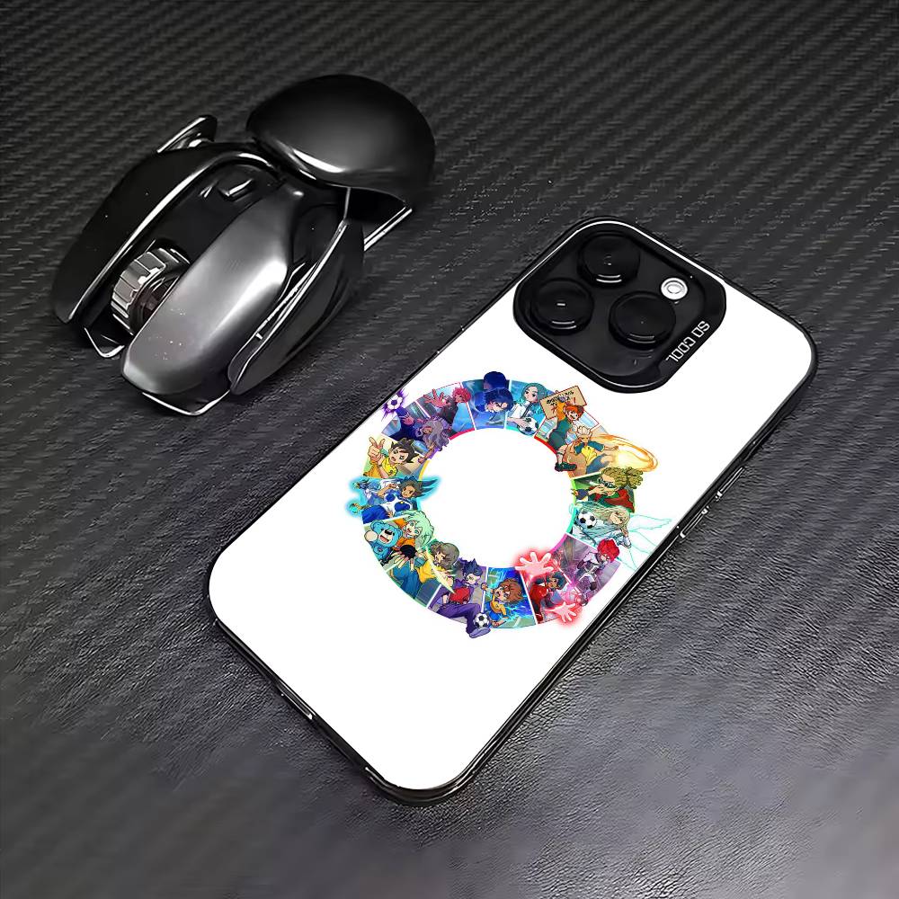 I-Inazuma Anime  Eleven Poster  Phone Case For iPhone17,16,15,14,13,12,11 Plus,Pro Max Colored Silver Plated Inside Cover iPhone14Plus
