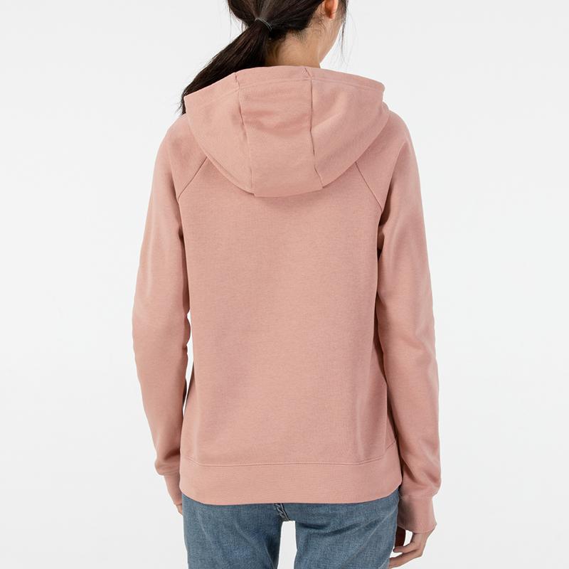 Nike Sportswear Essential Printed Logo Knit Hoodie Women Hoodie Pink BV4127-609