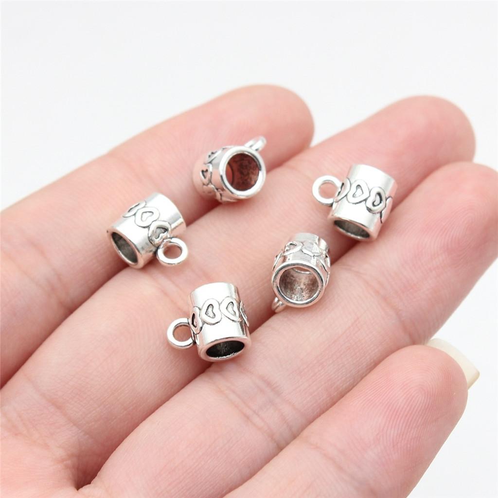 Accessories Parts Pendant Head Bend Tube Kids' Jewelry Materials ZA042