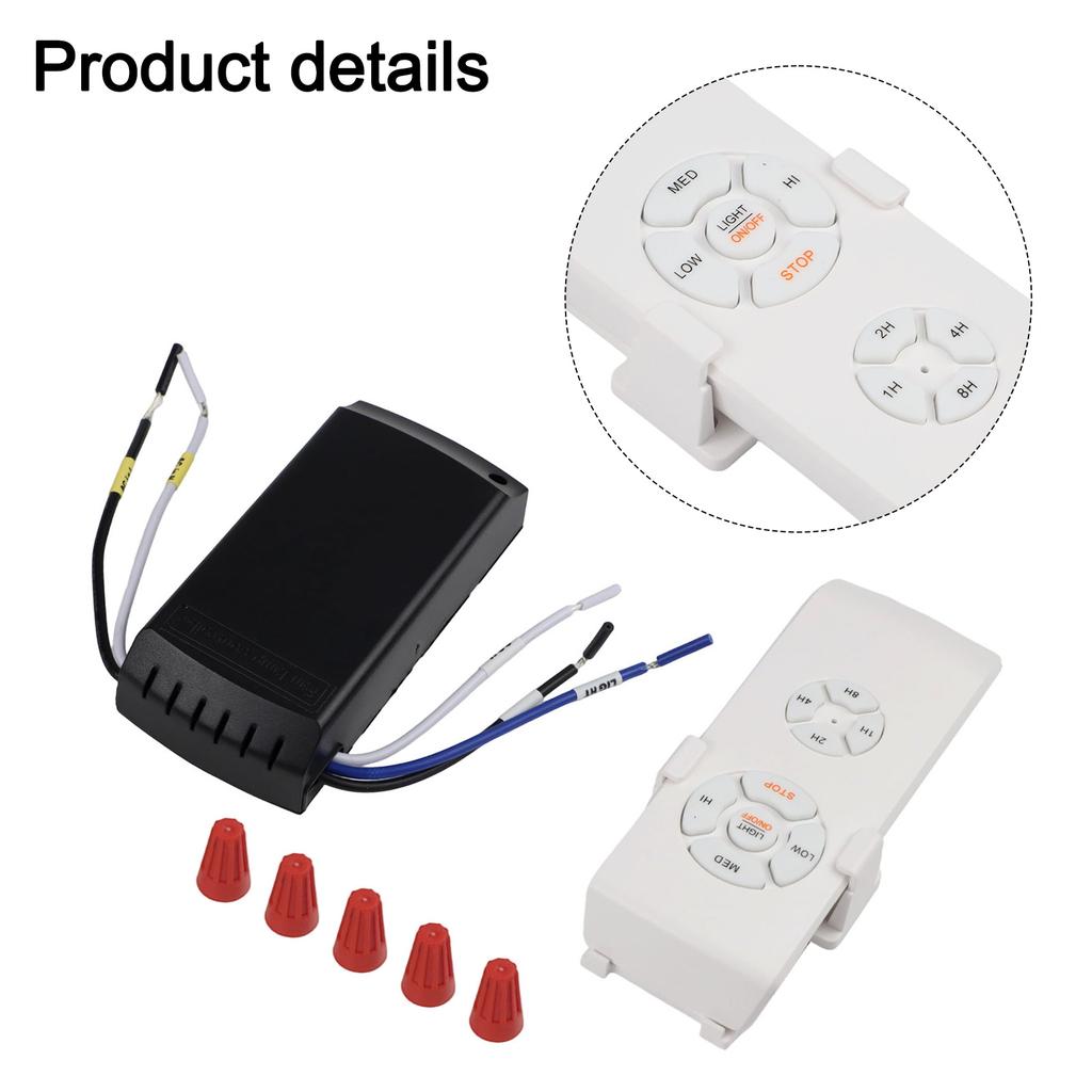 Ceiling Fan Remote User Friendly Ceiling Fan & Light Dimmer Remote Control Kit Advanced Technology Timer Mute Function
