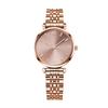 TIME100 Women's Analog Watch with Scene Charm, 30M Water Resistance, Stainless Steel Strap, Rose Gold Dial