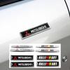 2pcs Car Side Body Sticker Emblem Decal for Mitsubishi Logo RALLIART ASX Lancer Colt Pajero Outlander Eclipse Galant Styling